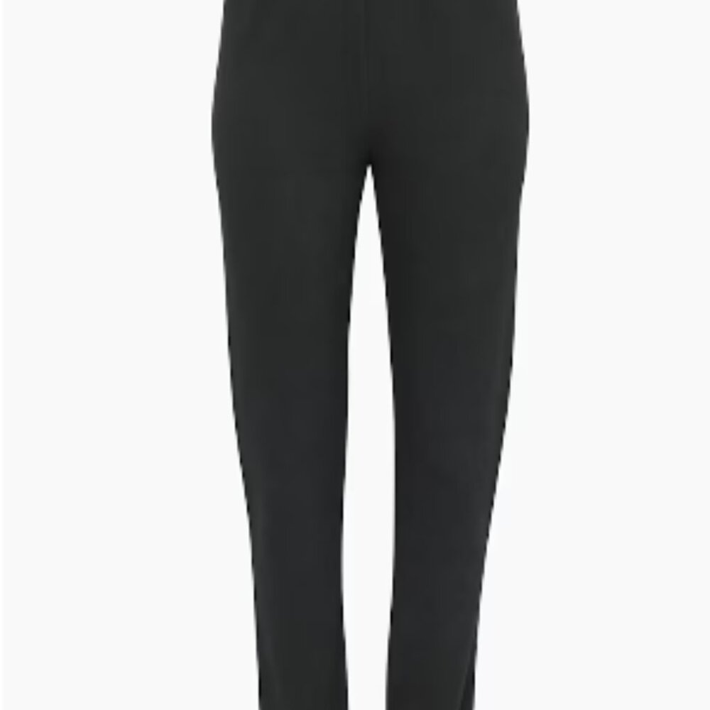 Aritzia Black Cozy Fleece Perfect Hi-Rise Sweatpant